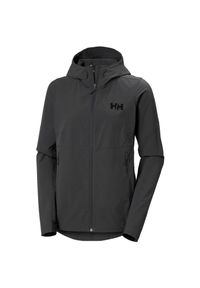 Damska wodoodporna kurtka z kapturem Helly Hansen Blaze. Typ kołnierza: kaptur. Kolor: szary, wielokolorowy, brązowy, czarny. Materiał: softshell #1
