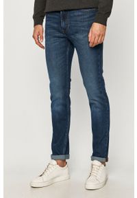 Lee - Jeansy Rider. Kolor: niebieski. Materiał: jeans #1