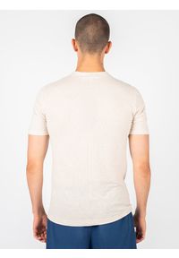 Xagon Man T-Shirt "Lino" | P2308 2JX 2405 | Mężczyzna | Beżowy. Okazja: na co dzień. Kolor: beżowy. Materiał: bawełna, len. Styl: casual #4