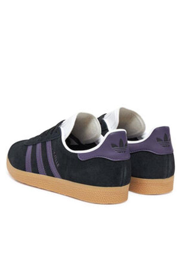 Adidas - adidas Sneakersy Gazelle JS1381 Czarny. Kolor: czarny. Materiał: skóra. Model: Adidas Gazelle