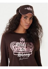 Juicy Couture Piżama JCLPJ225502 Brązowy Regular Fit. Kolor: brązowy. Materiał: syntetyk #3