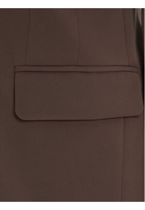 BARDOT - Bardot Marynarka Ellera Fitted 59970JB2 Brązowy Regular Fit. Kolor: brązowy. Materiał: syntetyk