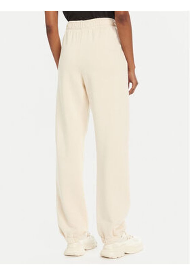 Pinko - PINKO Spodnie dresowe Pazzo 105508 A2RB Beżowy Regular Fit. Kolor: beżowy. Materiał: bawełna