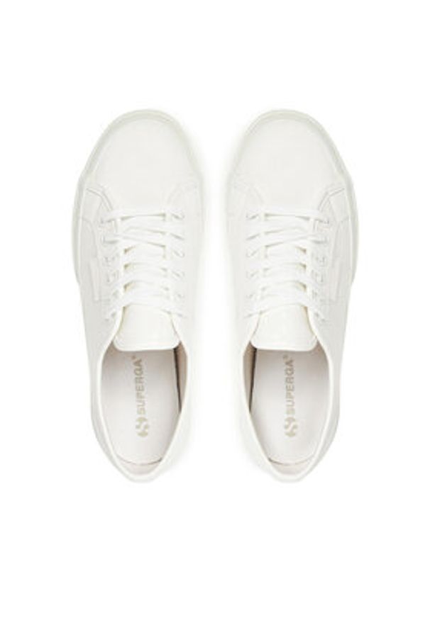 Superga Tenisówki S8142RW 2750 Biały. Kolor: biały. Materiał: materiał