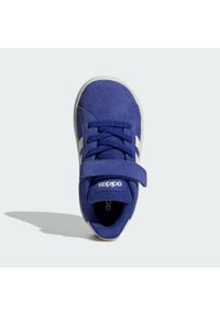 Adidas - Buty Grand Court 2.0 Kids. Kolor: biały, wielokolorowy, niebieski, czarny
