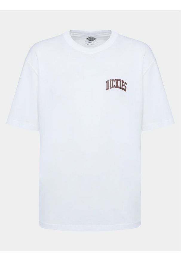 Dickies T-Shirt Unisex Aitkin DK0A4Y8O Biały Regular Fit. Kolor: biały. Materiał: bawełna