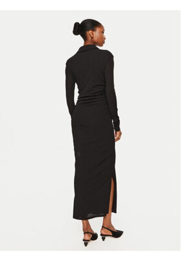 Marella Sukienka codzienna 2423626054 Czarny Slim Fit. Okazja: na co dzień. Kolor: czarny. Materiał: syntetyk. Typ sukienki: proste. Styl: casual