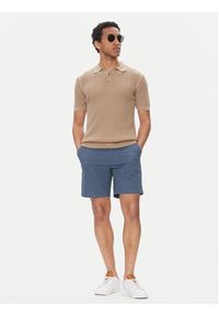 Michael Kors Szorty materiałowe CS5304ZDR2 Niebieski Regular Fit. Kolor: niebieski. Materiał: bawełna
