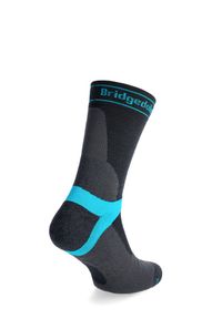 BRIDGEDALE - Skarpety rowerowe męskie Bridgedale MTB Mid Season Weight T2 Merino Sport Boot. Kolor: szary