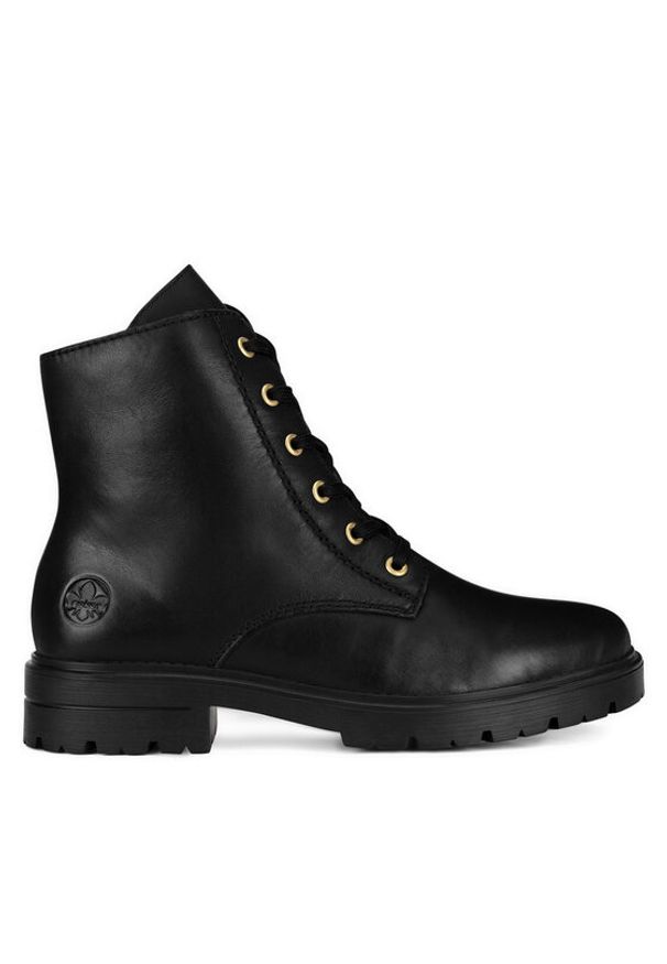 Rieker Botki Z2841-00 Czarny. Kolor: czarny. Materiał: skóra