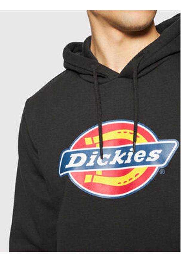 Dickies Bluza Icon Logo DK0A4XCBBLK Czarny Regular Fit. Kolor: czarny. Materiał: bawełna, syntetyk