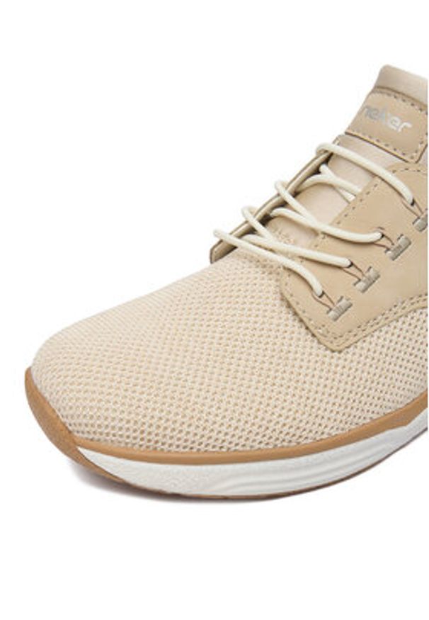 Rieker Sneakersy M5665-60 Beżowy. Kolor: beżowy. Materiał: materiał