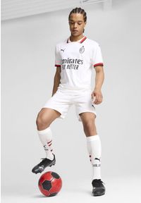 Puma - Męskie szorty AC Milan 24/25 PUMA White. Kolor: biały. Sport: piłka nożna