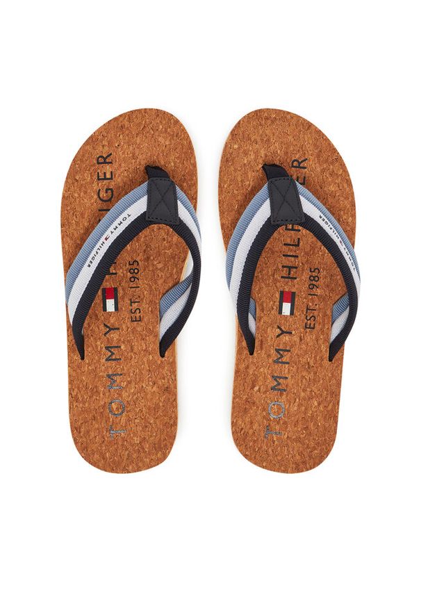 TOMMY HILFIGER - Japonki Tommy Hilfiger. Kolor: niebieski