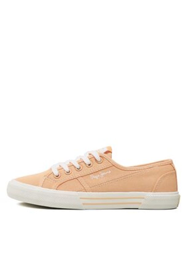 Pepe Jeans Tenisówki Brady Basic W PLS31287 Pomarańczowy. Kolor: pomarańczowy. Materiał: materiał