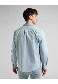 Lee - LEE RIVETED SHIRT MĘSKA KOSZULA JEANSOWA ICE BLUE L66IPLUY. Materiał: jeans #5