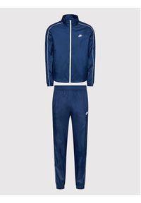 Nike Dres Sportswear BV3030 Granatowy Loose Fit. Kolor: niebieski. Materiał: syntetyk, dresówka #9