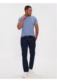 Tommy Jeans T-Shirt Jaspe DM0DM09586 Niebieski Slim Fit. Kolor: niebieski. Materiał: bawełna #4