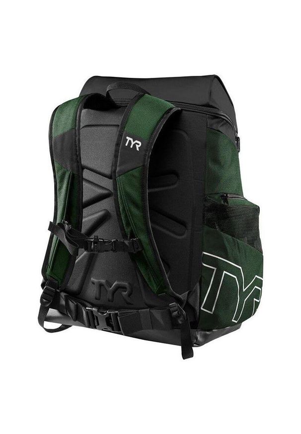 TYR - Plecak na basen unisex tyr alliance team backpack 45l. Kolor: wielokolorowy, czarny, zielony. Materiał: poliester