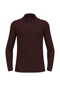 Bluza termoaktywna męska Odlo Merino 260 BL Top Turtle Neck LS Half Zip. Kolor: czerwony
