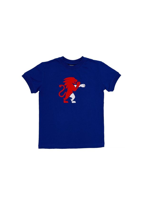LEONE 1947 APPAREL - Nowość Sportowa koszulka dziecięca z krótkim rękawem. Kolor: niebieski. Długość rękawa: krótki rękaw. Długość: krótkie. Sport: joga i pilates