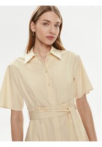MAX&Co. Sukienka koszulowa Zeppa 2416221174200 Écru Regular Fit. Materiał: bawełna. Typ sukienki: koszulowe #5