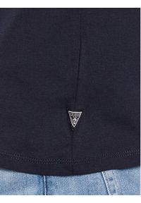 Guess T-Shirt Logo M3GI61 K9RM1 Granatowy Slim Fit. Kolor: niebieski. Materiał: bawełna #4