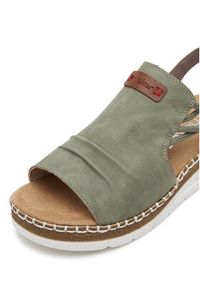 Rieker Sandały CEO-V1261-52 Zielony. Kolor: zielony. Materiał: syntetyk #5