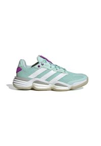 Adidas - Damskie buty halowe adidas Stabil 16. Kolor: fioletowy, niebieski, wielokolorowy, zielony