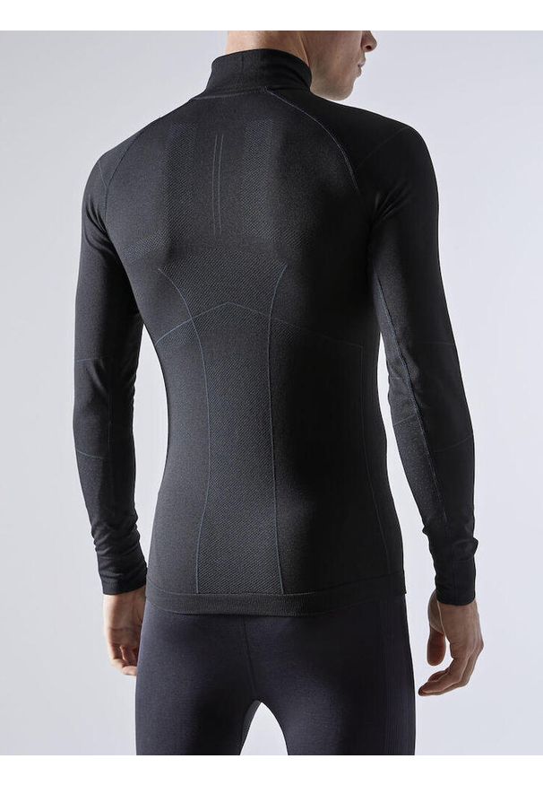Koszulka 1/4 z długim rękawem Craft Active Intensity. Kolor: czarny. Długość rękawa: długi rękaw. Długość: długie. Sezon: zima. Sport: outdoor, bieganie