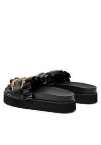 Versace Jeans Couture Klapki 76VA3SM5 Czarny. Kolor: czarny. Materiał: skóra #3