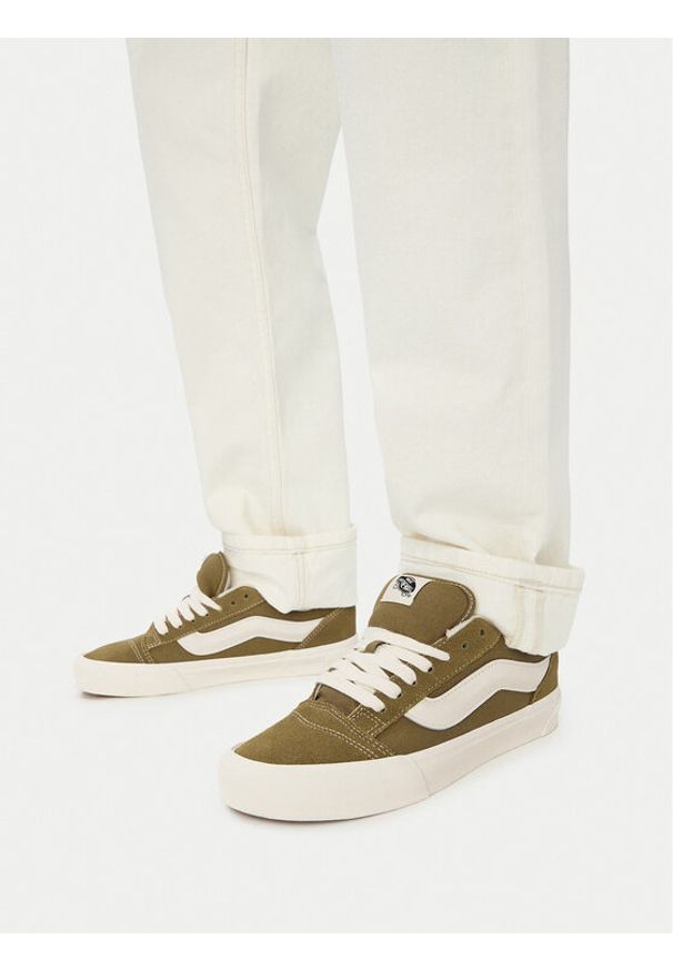 Vans Tenisówki Knu Skool VN000D22OVB1 Zielony. Kolor: zielony. Materiał: skóra, zamsz