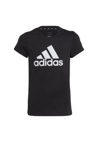 Adidas - Essentials Big Logo Cotton Tee. Kolor: biały, wielokolorowy, czarny #1