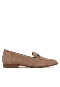 Loafersy Caprice. Kolor: brązowy