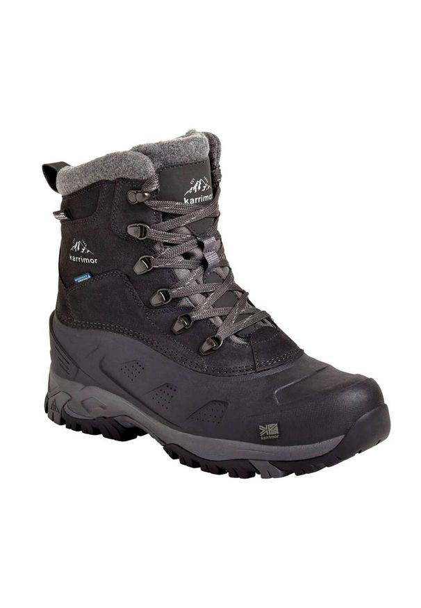 Buty zimowe męskie Karrimor Snowfur. Kolor: czarny. Sezon: zima. Sport: turystyka piesza