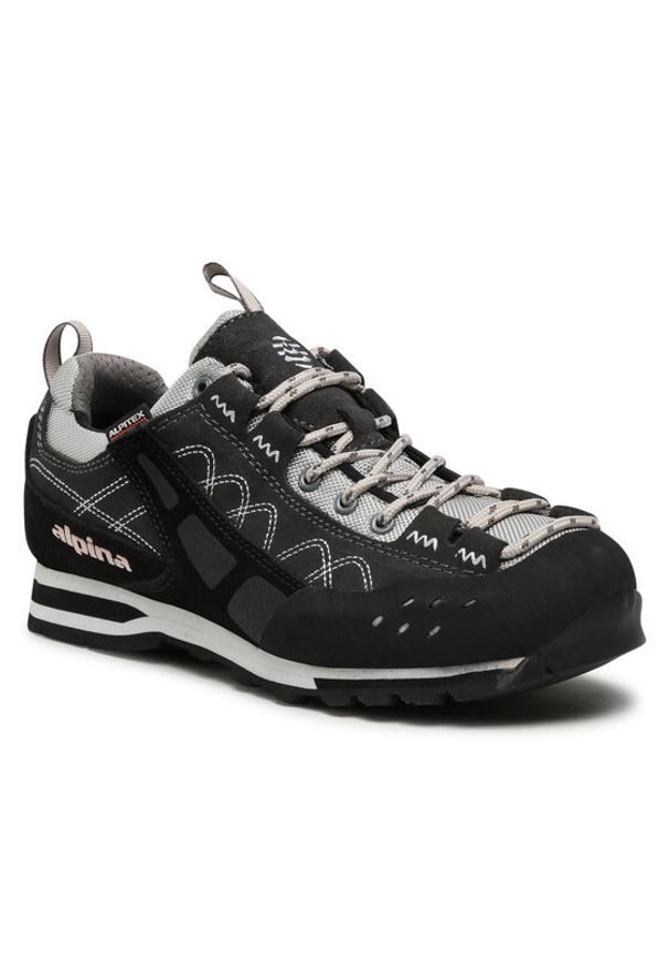 Alpina Trekkingi Royal 6274-1K Szary. Kolor: szary. Materiał: materiał. Sport: turystyka piesza