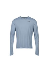 Bluza biegowa męska Inov-8 Performance Long Sleeve. Kolor: niebieski. Długość rękawa: długi rękaw