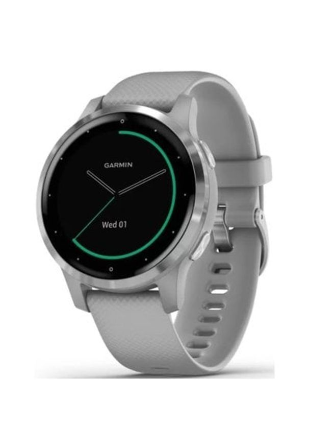 Zegarek sportowy GARMIN Vivoactive 4S Srebrno-szary. Rodzaj zegarka: smartwatch. Kolor: srebrny, wielokolorowy, szary. Styl: sportowy