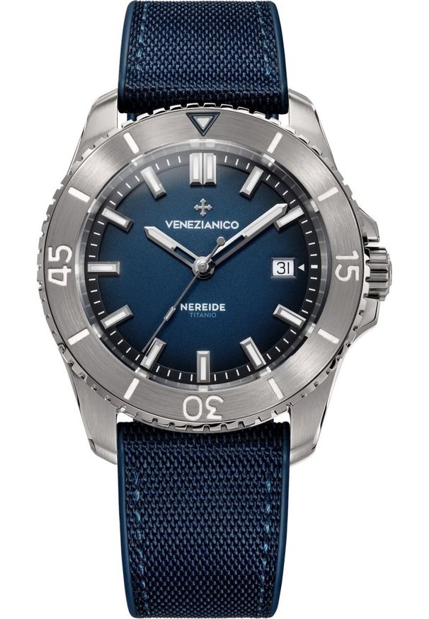 Pierre Ricaud - Zegarek męski Venezianico 4521558-SET niebieski. Kolor: niebieski