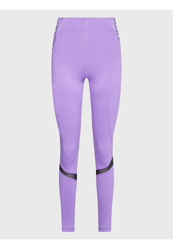 NEBBIA Legginsy 44314 Fioletowy Slim Fit. Kolor: fioletowy. Materiał: syntetyk