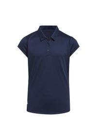 Adidas - Koszulka Girls' Performance Polo. Typ kołnierza: polo. Kolor: niebieski. Materiał: materiał. Sport: golf #1