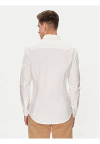 Tommy Jeans Koszula DM0DM04405 Biały Slim Fit. Kolor: biały. Materiał: bawełna