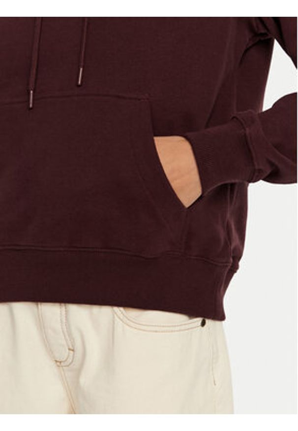 Wrangler Bluza 112356460 Bordowy Regular Fit. Kolor: czerwony. Materiał: bawełna