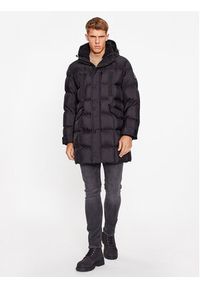 BOSS Płaszcz zimowy Olomi 50498233 Czarny Regular Fit. Kolor: czarny. Materiał: syntetyk. Sezon: zima