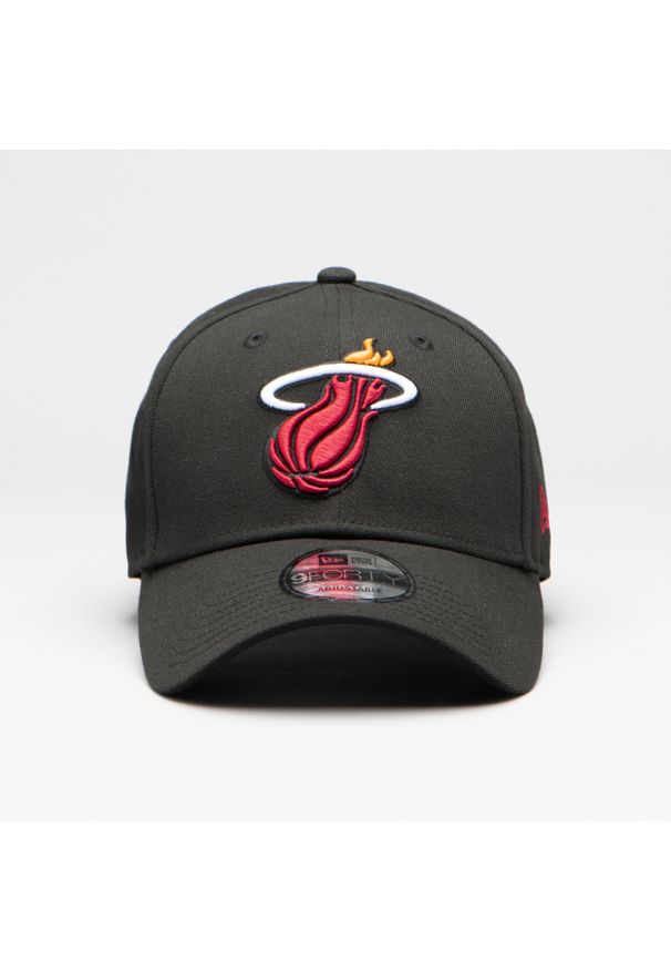 Czapka z daszkiem do koszykówki dla mężczyzn i kobiet New Era NBA Miami Heat. Kolor: biały, wielokolorowy, czarny, czerwony