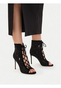 Eva Minge Botki EO-SASHA-LT18006-205 Czarny. Kolor: czarny. Materiał: materiał #6