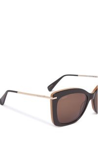 Max Mara Okulary przeciwsłoneczne MM0101 50E Brązowy. Kolor: brązowy. Materiał: syntetyk #7