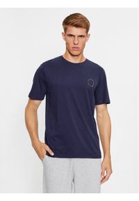 Jack & Jones - Jack&Jones T-Shirt 12235209 Granatowy Regular Fit. Kolor: niebieski. Materiał: bawełna