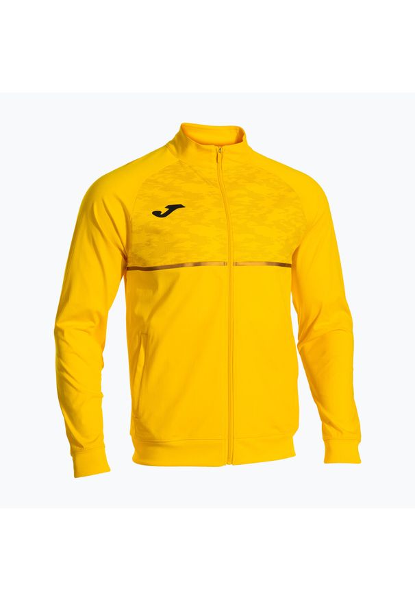 Bluza do biegania męska Joma Record III Full Zip. Kolor: żółty