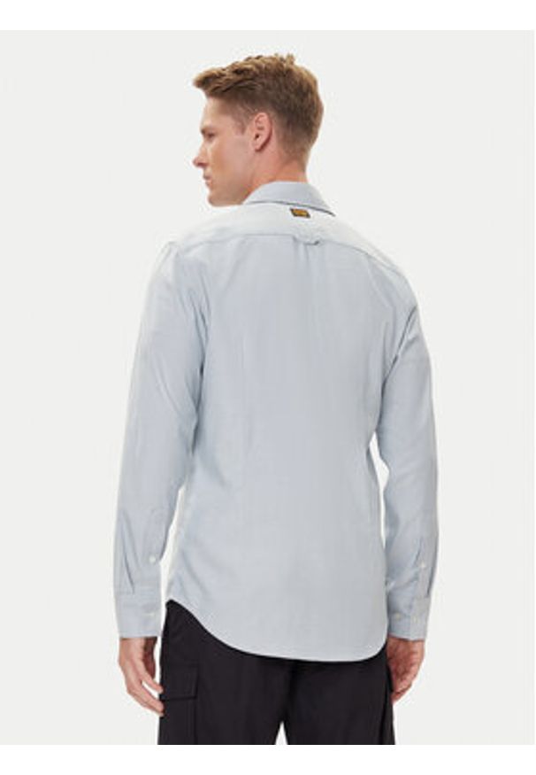 G-Star RAW - G-Star Raw Koszula Bristum 2.0 D23553-D748 Granatowy Slim Fit. Kolor: niebieski. Materiał: bawełna